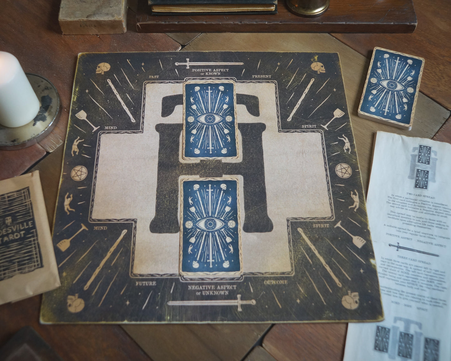 Hydesville Tarot Spread Board