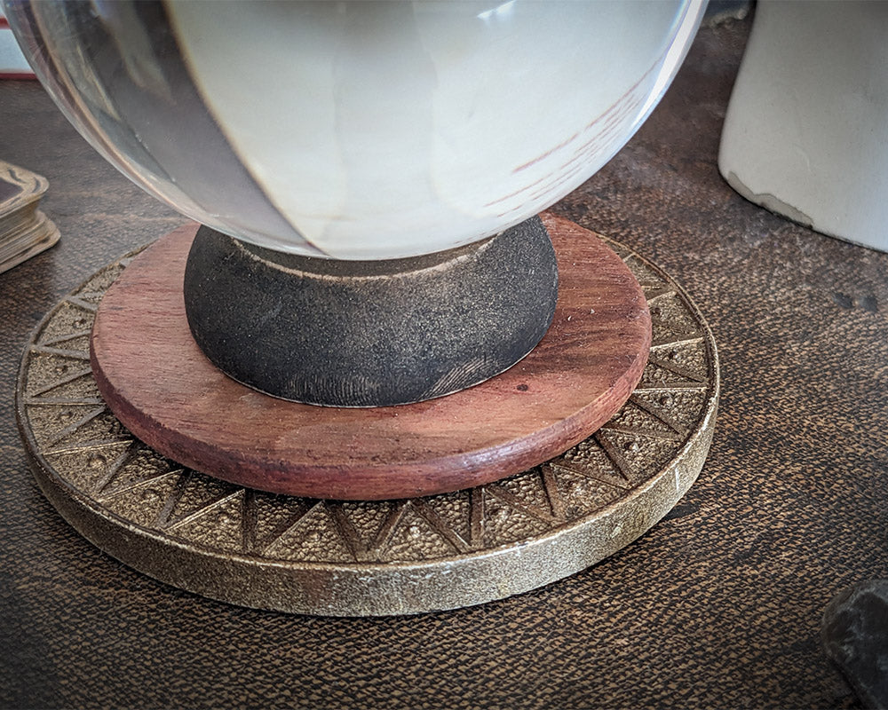 80mm Crystal Glass Ball and Stand