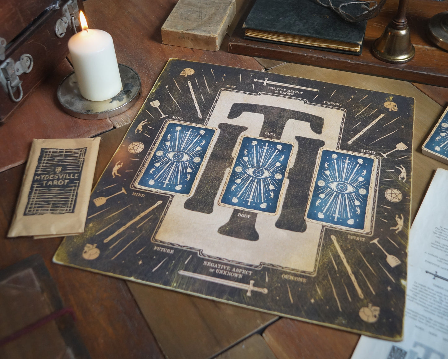 Hydesville Tarot Spread Board