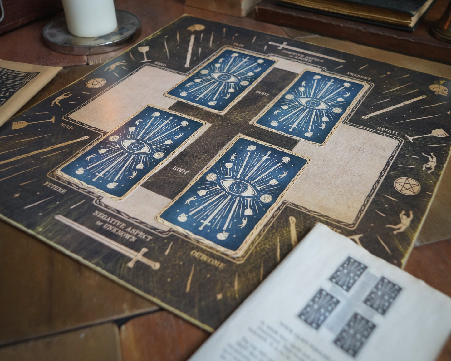 Hydesville Tarot Spread Board