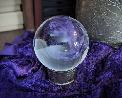 80mm Crystal Glass Ball in Round Box