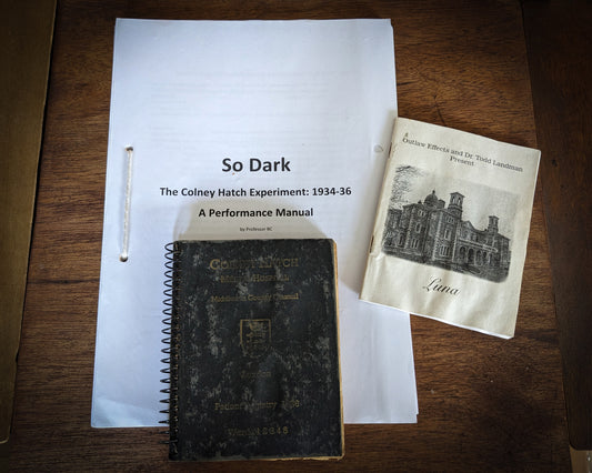 Luna 1936 Book Test and So Dark Manual