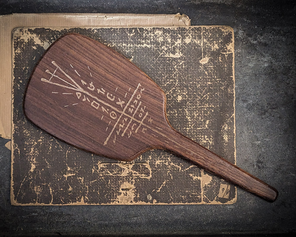 Engraved Hand Scrying Mirror